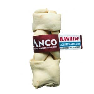 Anco Coconut Rawhide Braided Stick Large